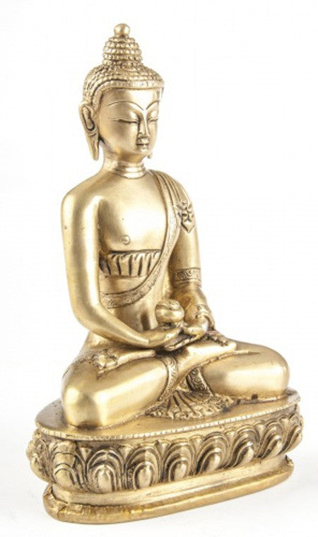 Buddha Amithaba i messing 5