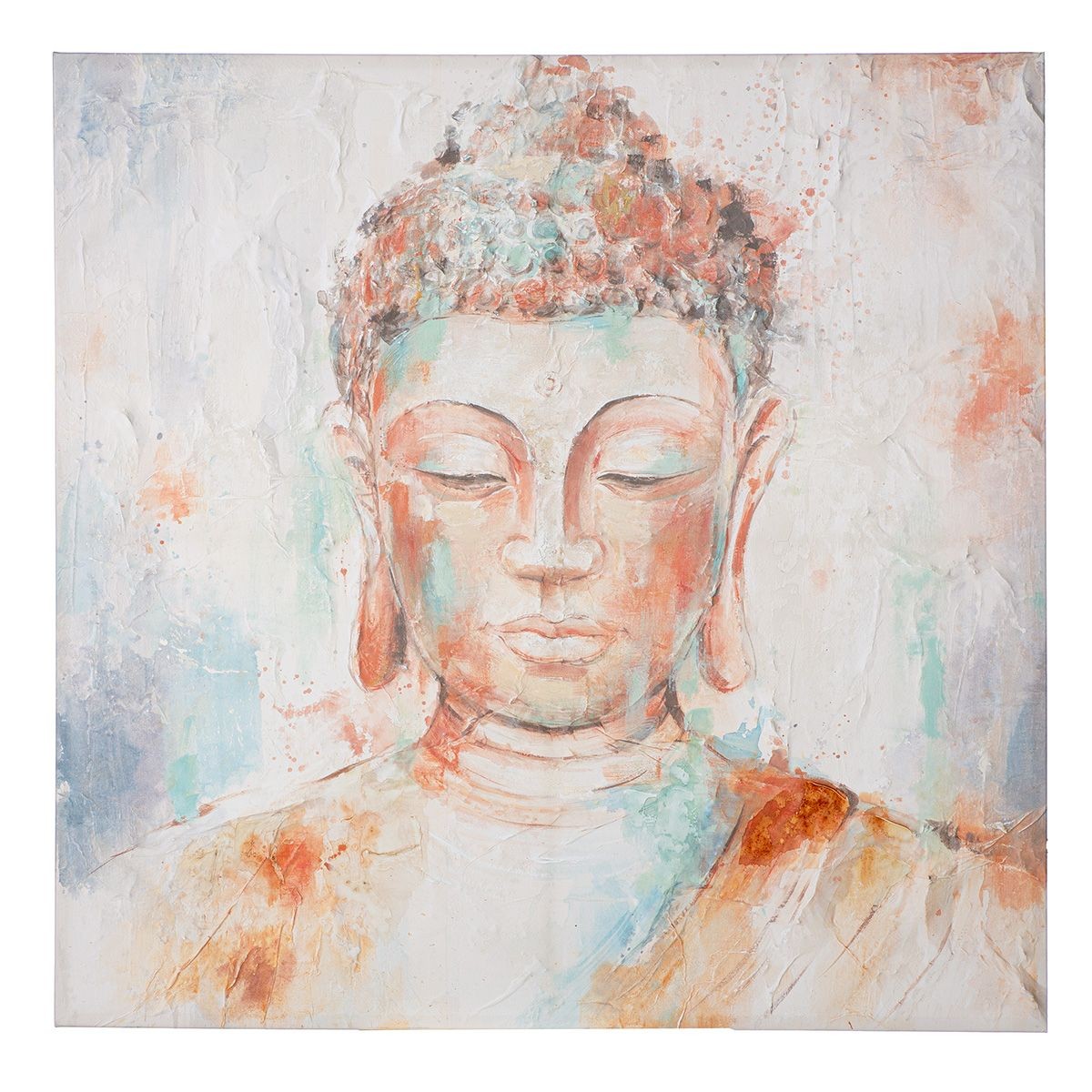 Buddha billede multifarvet 1