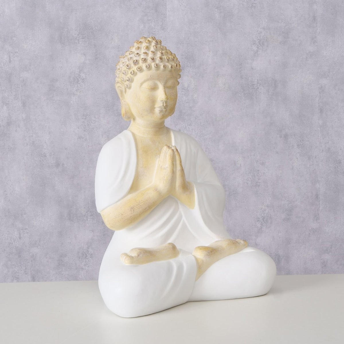 Buddha – Dhyana Mudra - Hvid 1