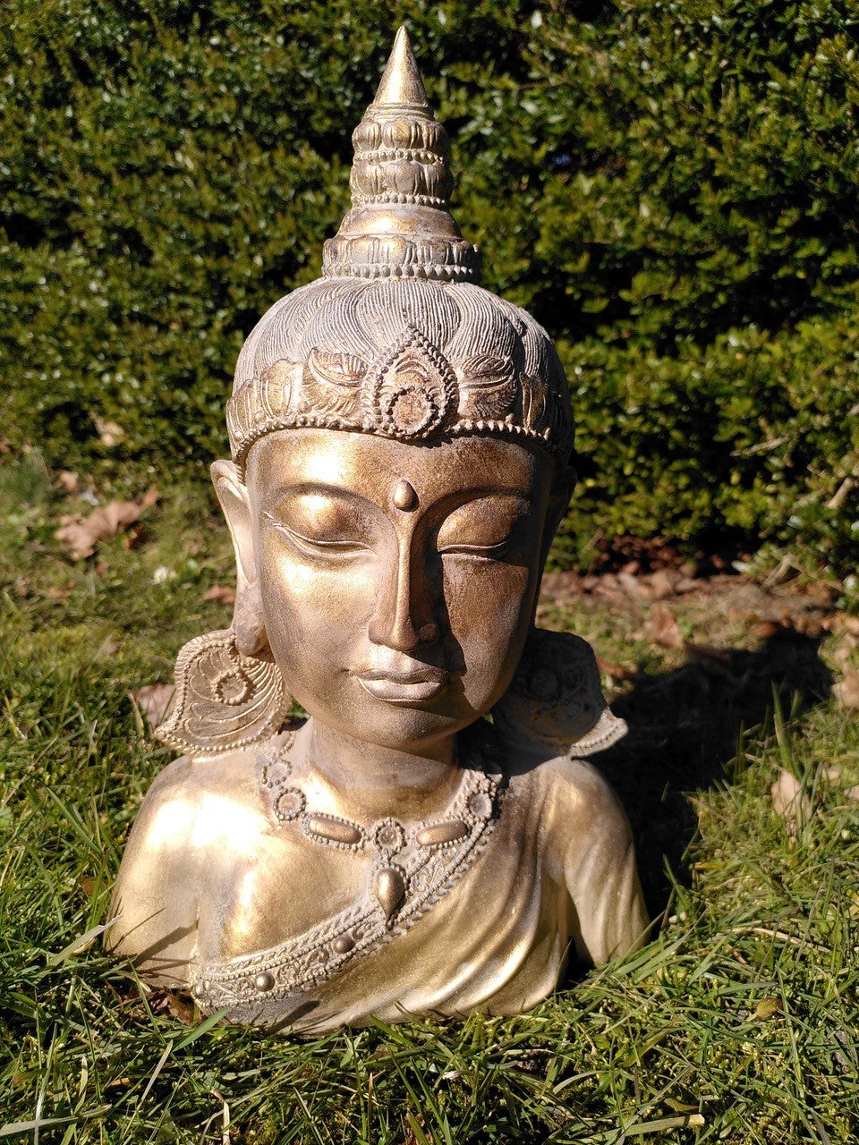 Buddha Guld byste 36 cm 2