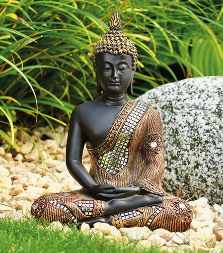 Buddha i guld 27 cm 1