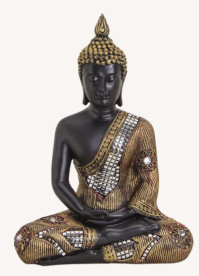 Buddha i guld 27 cm 2