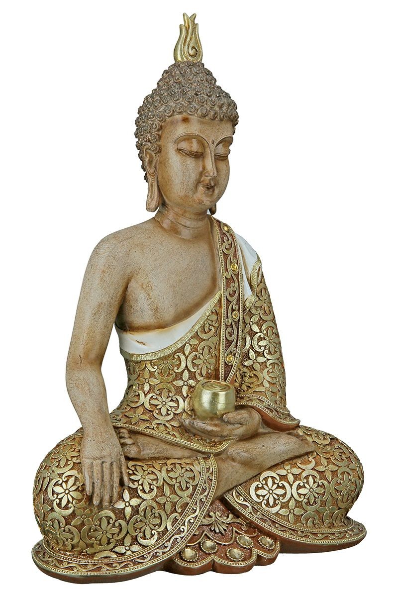 Buddha i guld 35 cm 2