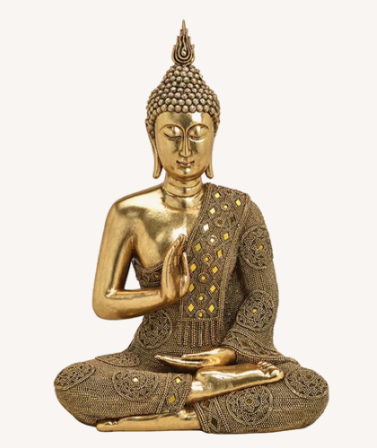 Buddha i Guld 49 cm
