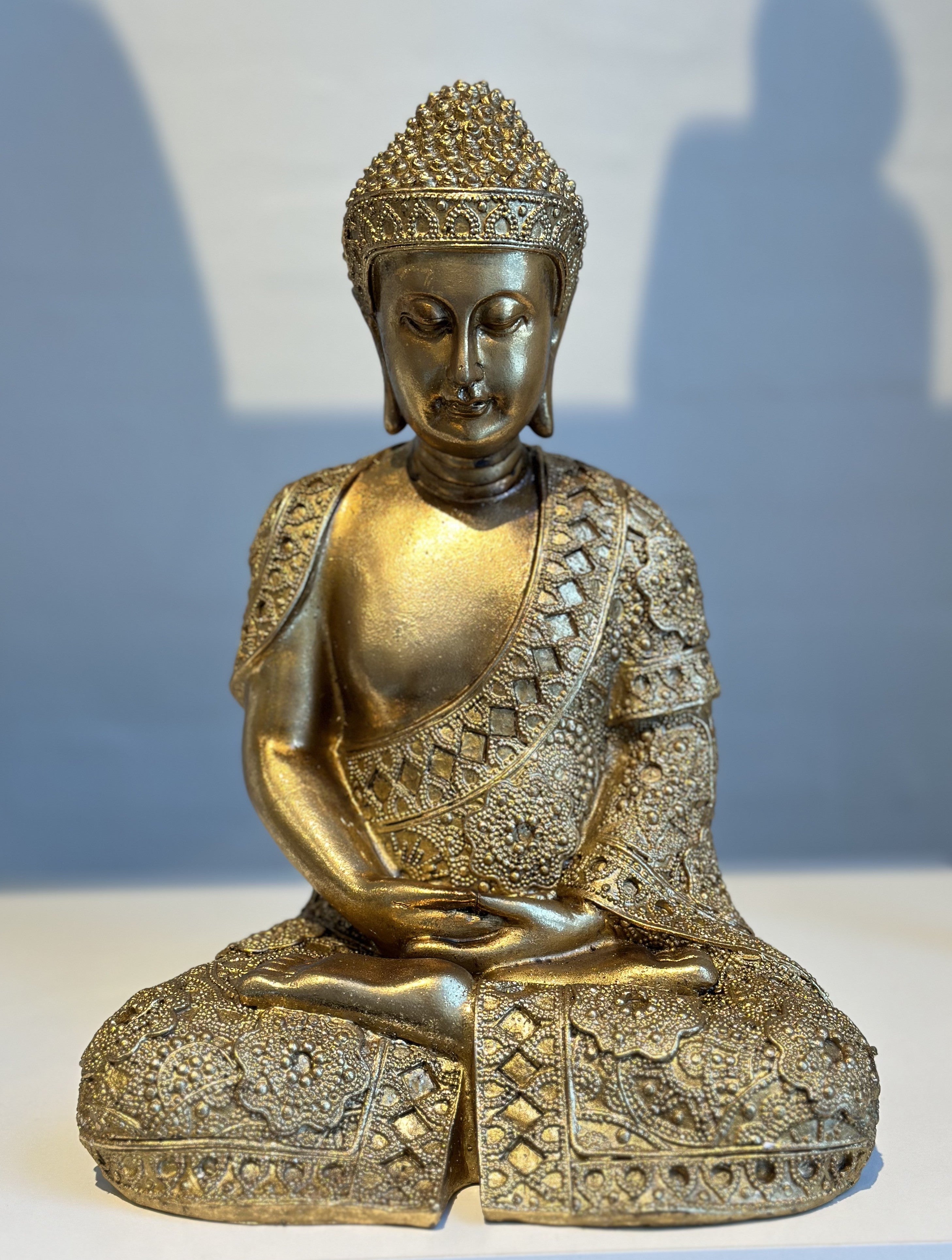 Buddha i Guld Mediterende 1