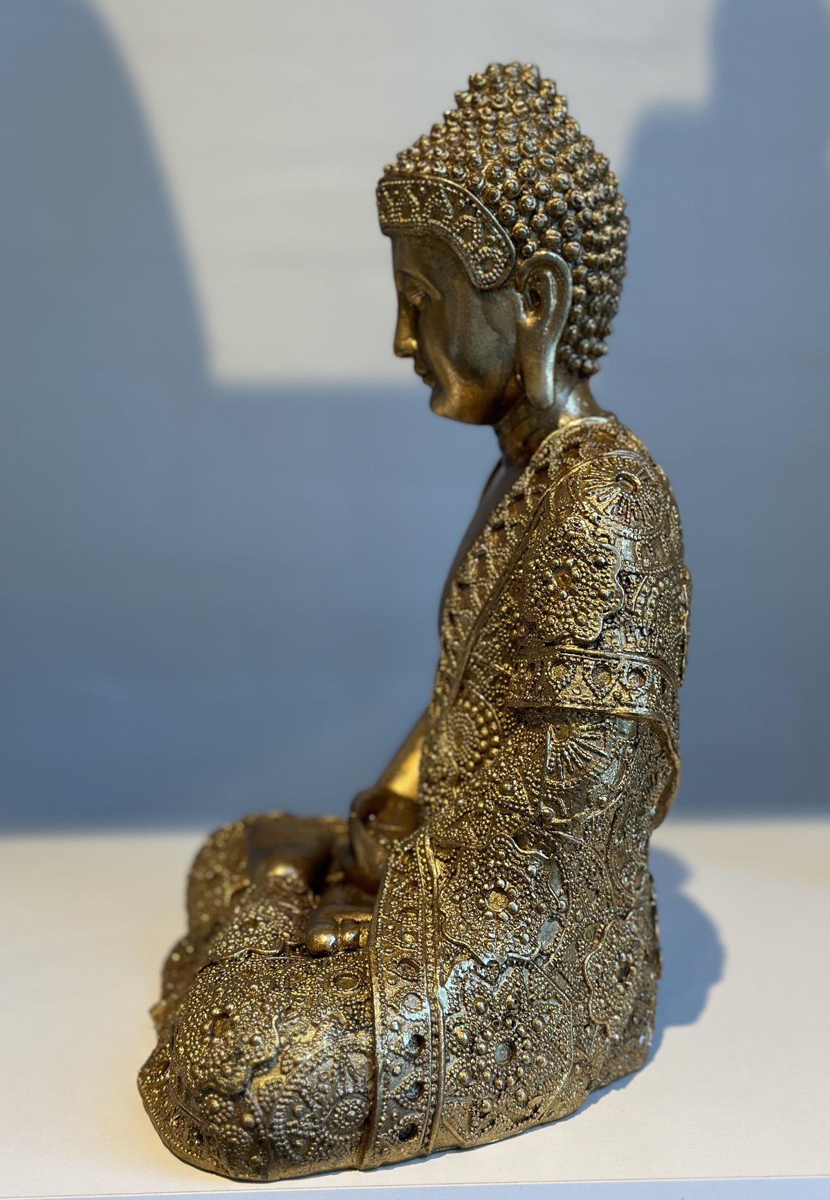 Buddha i Guld Mediterende 3