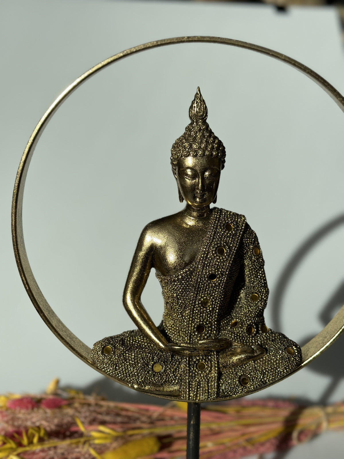 Buddha i livshjul - 40 cm 4