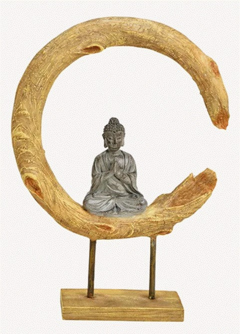 Buddha i livshjul bedende