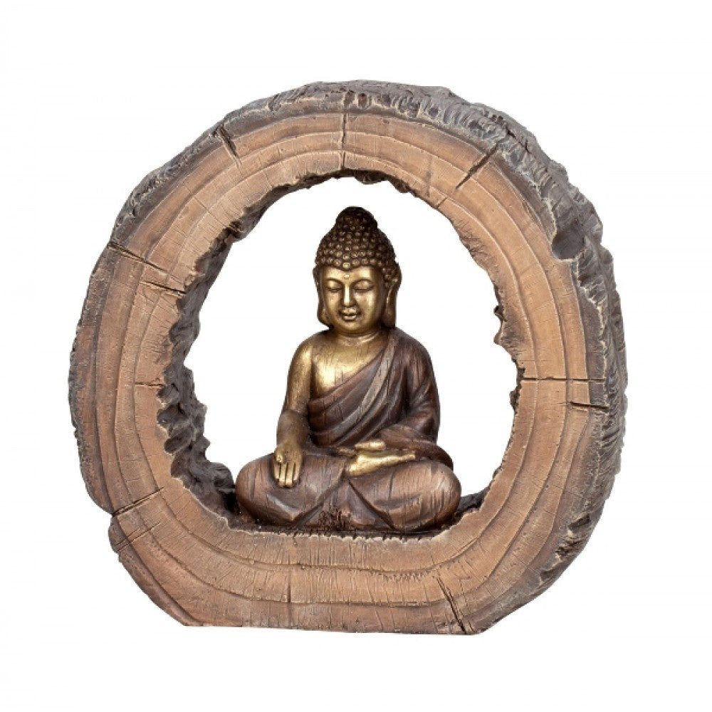 Buddha i træ ring