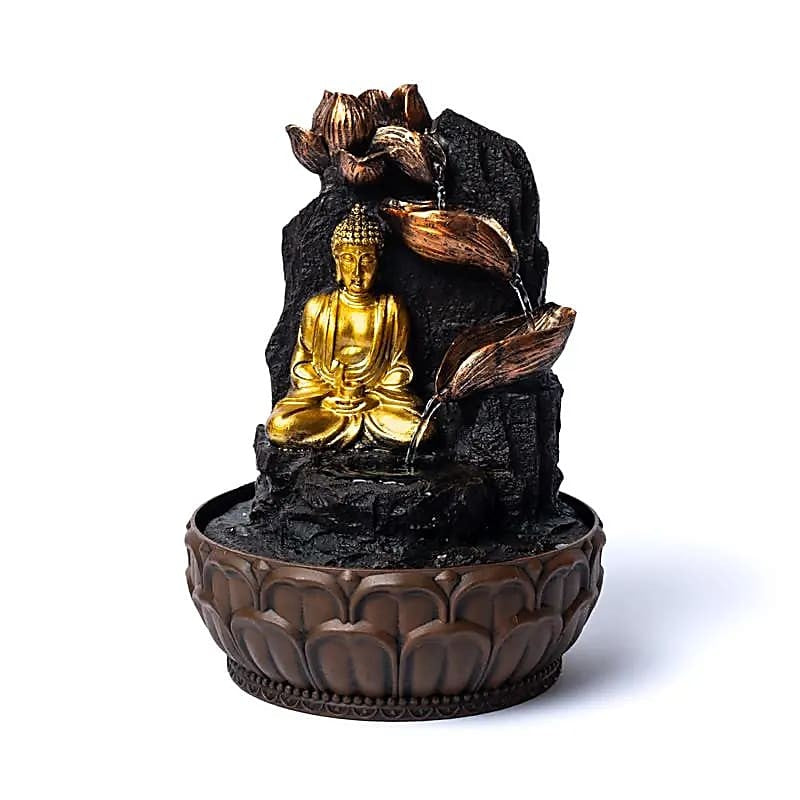 Buddha med lotus fontæne 2