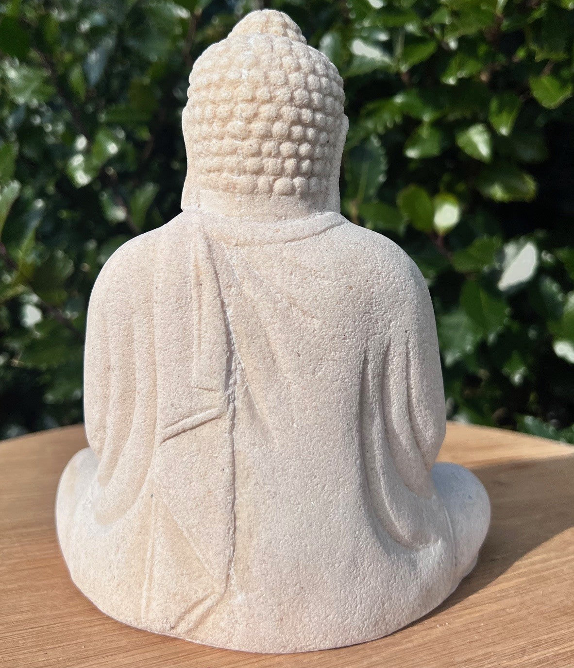 Buddha med plads til lys - Hvid 4