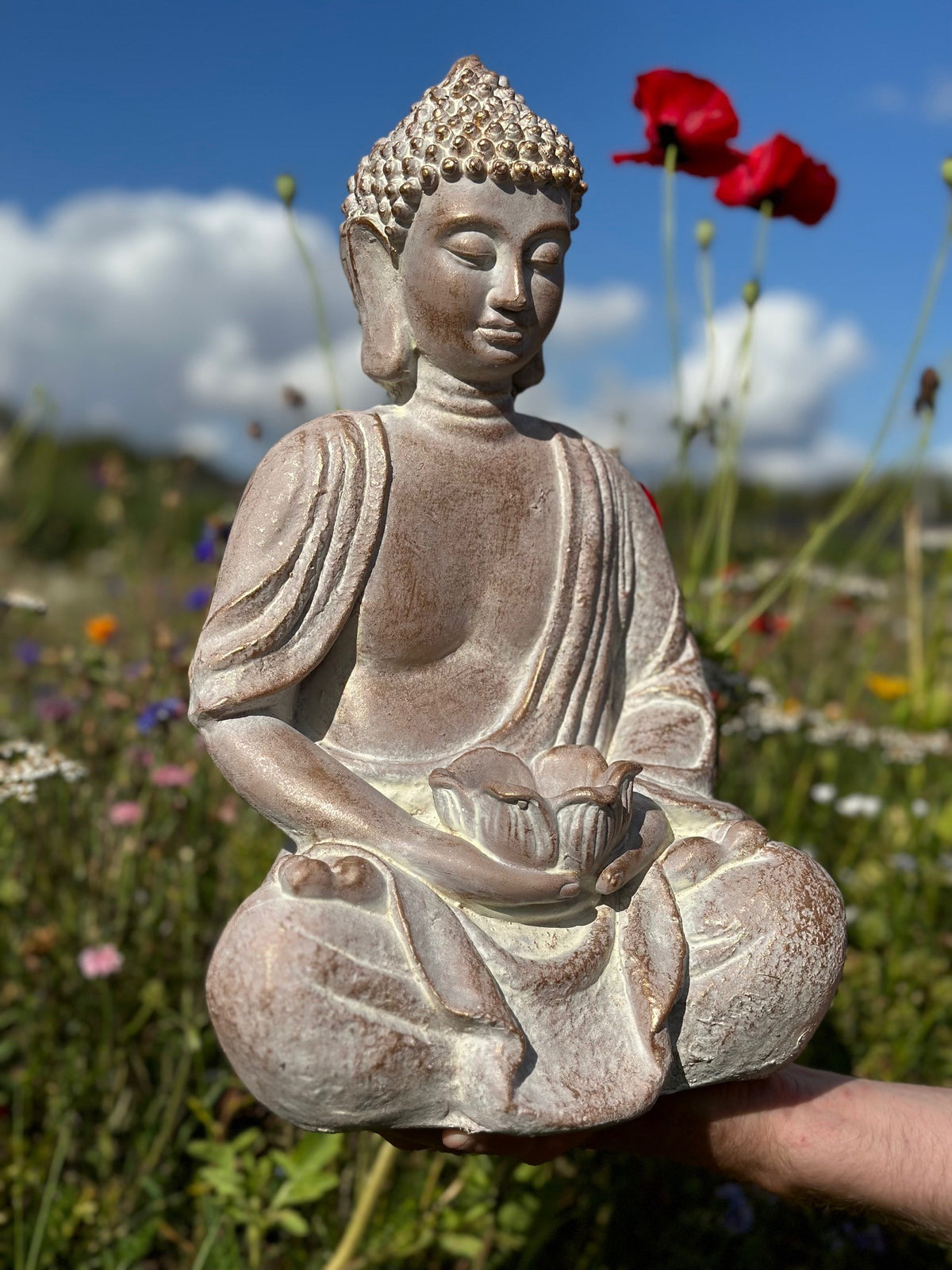 Buddha til lys 39 cm 1
