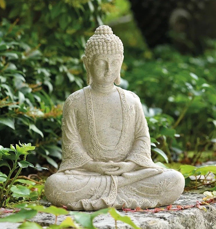 Buddhafigur mediterende 23 cm 1