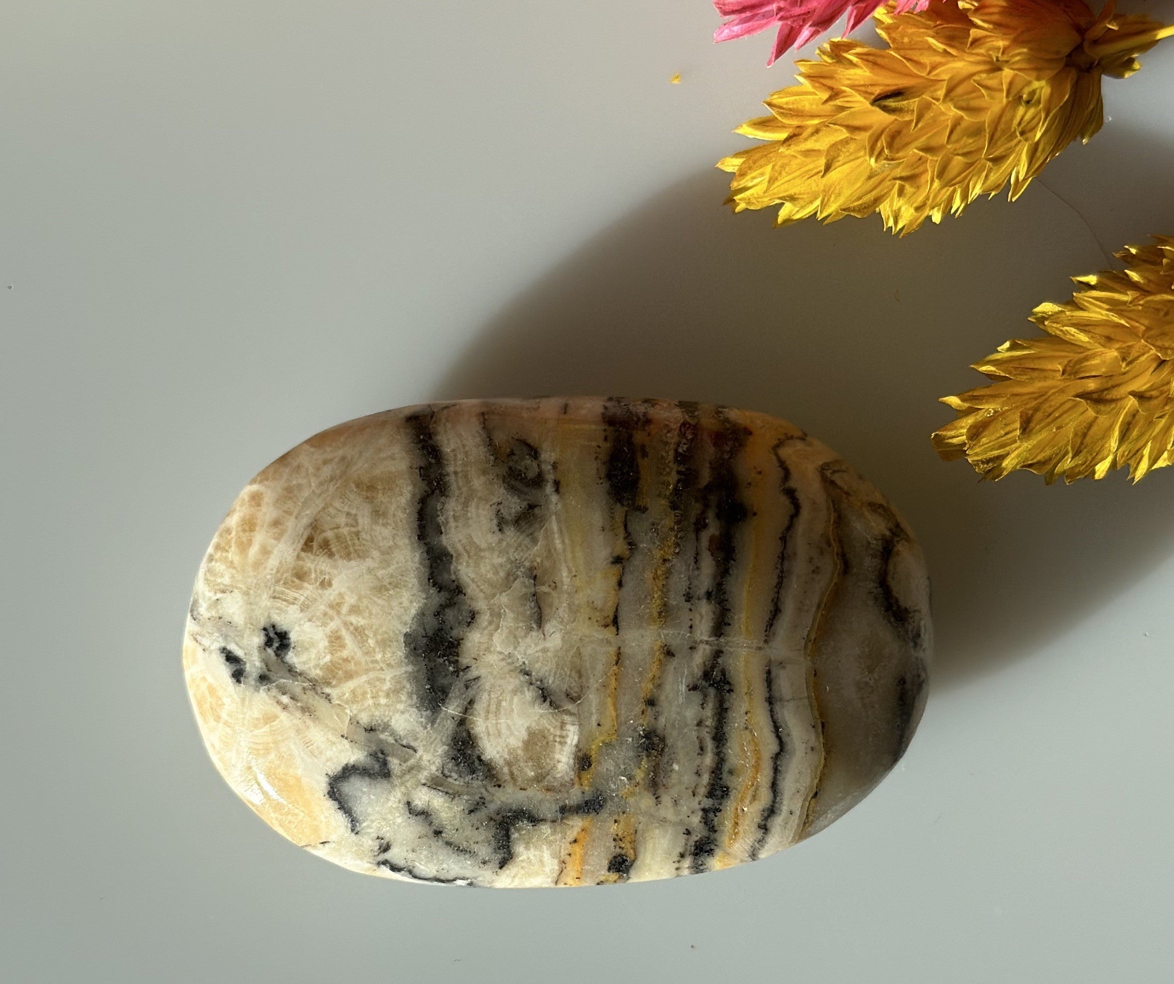 Bumble bee jaspis oval 3