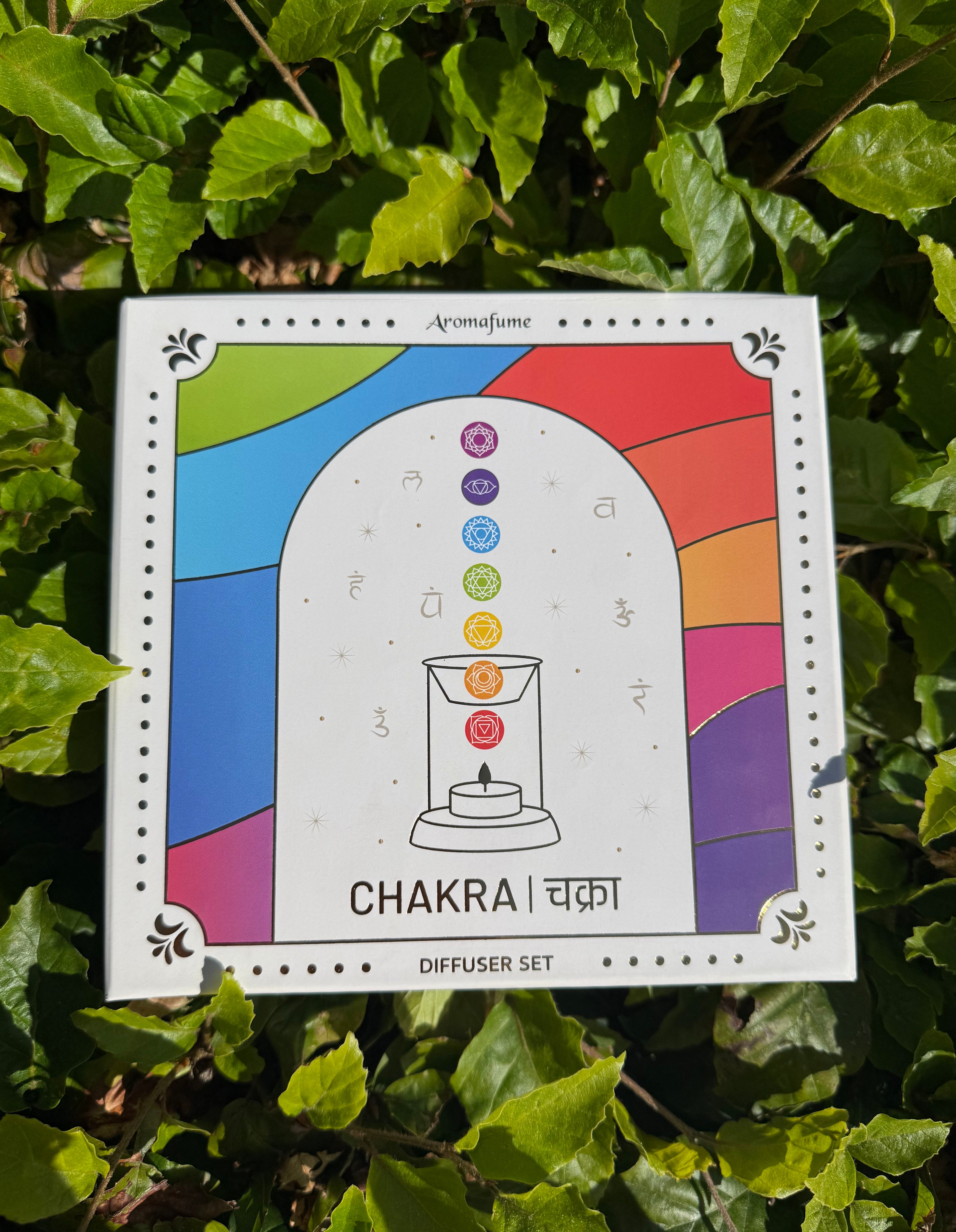Chakra æterisk olieblandingssæt med 7 Aromaflasker