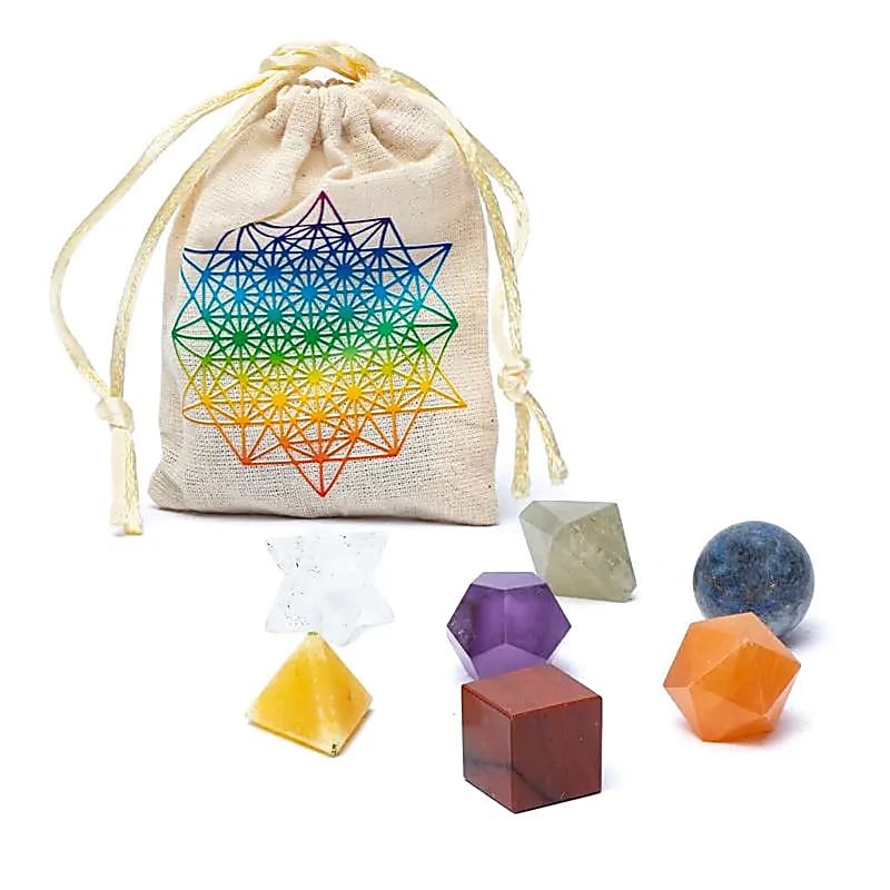 Chakra hellig geometri 7 delt sæt 1