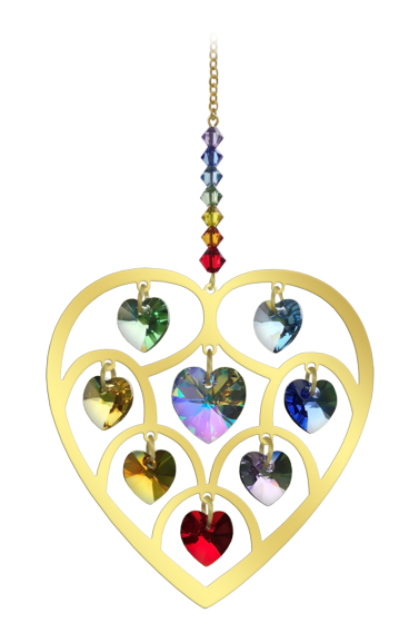 Chakra hjerte gold
