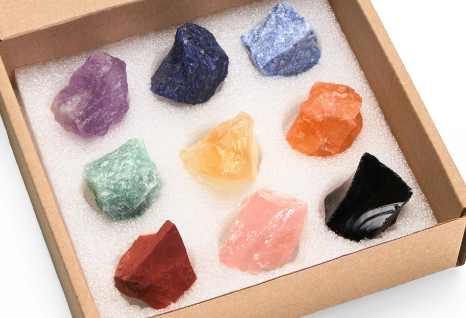Chakra krystal sæt 1