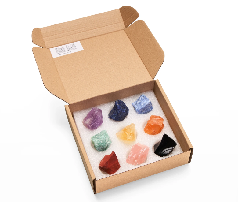 Chakra krystal sæt 2