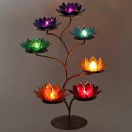 Chakra Lotus opsats i bronce 3