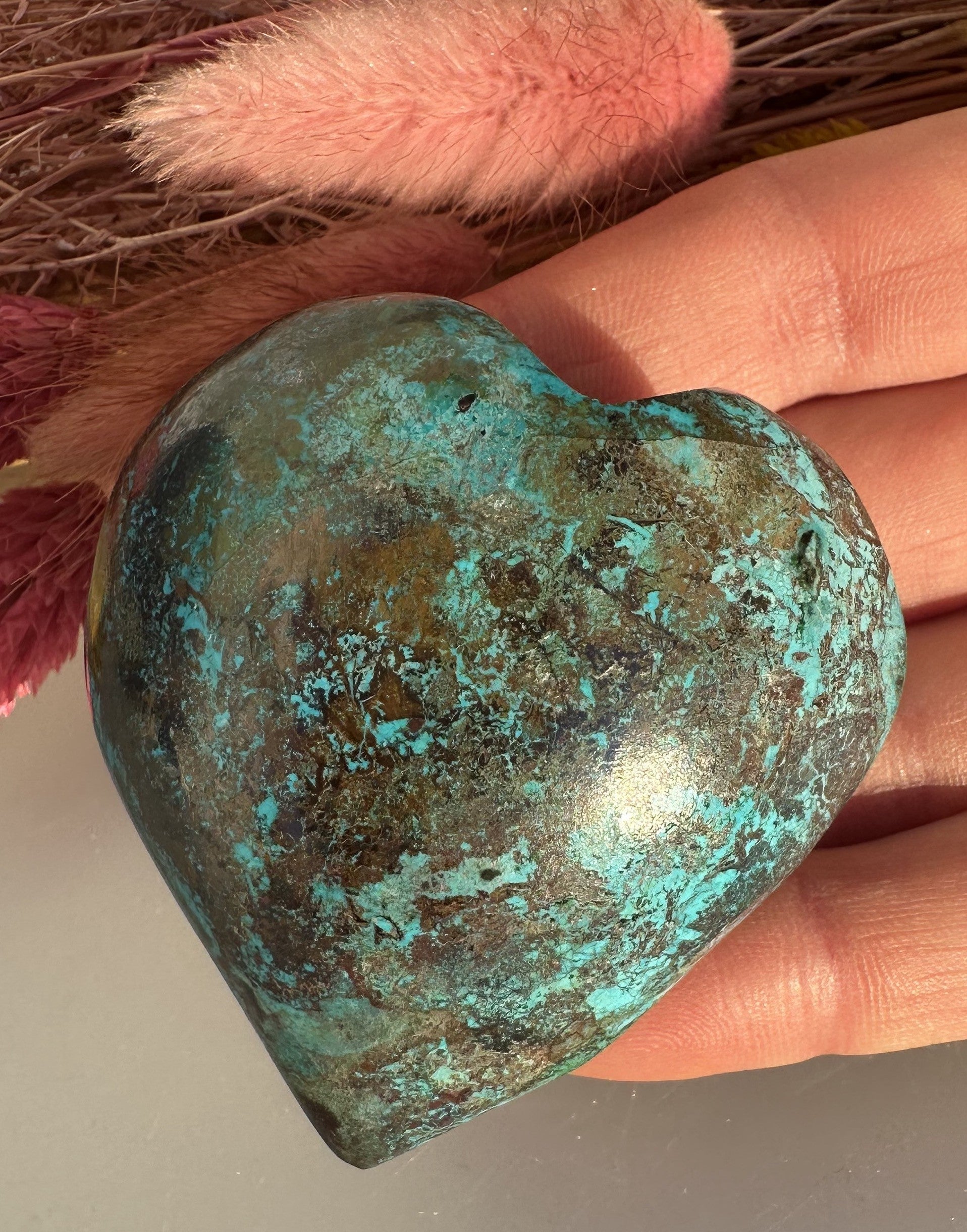 Chrysocolla - Hjerte 1