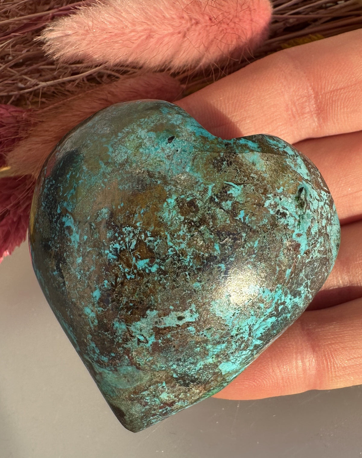 Chrysocolla - Hjerte 2