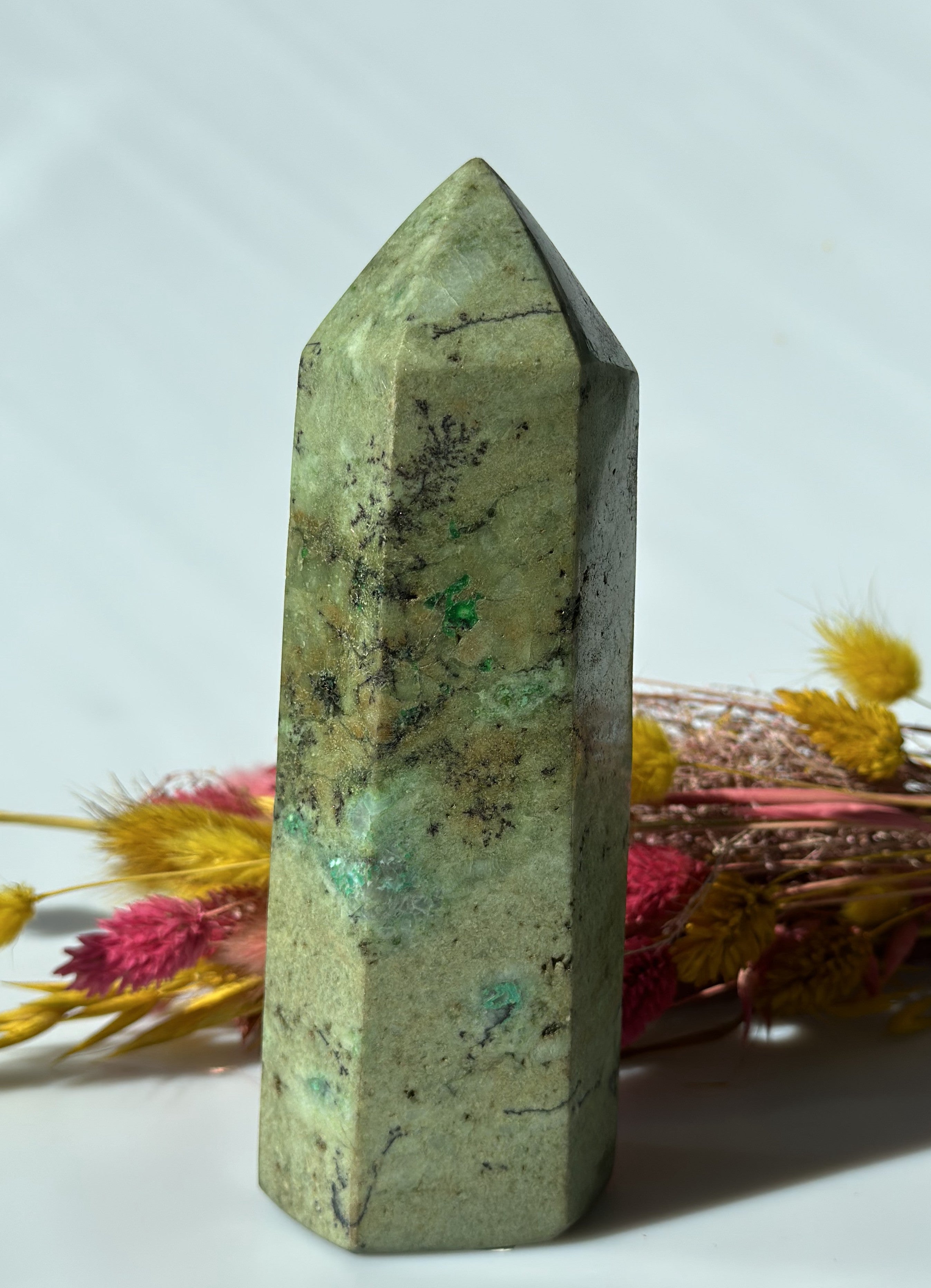 Chrysocolla Tårn 16 cm 1