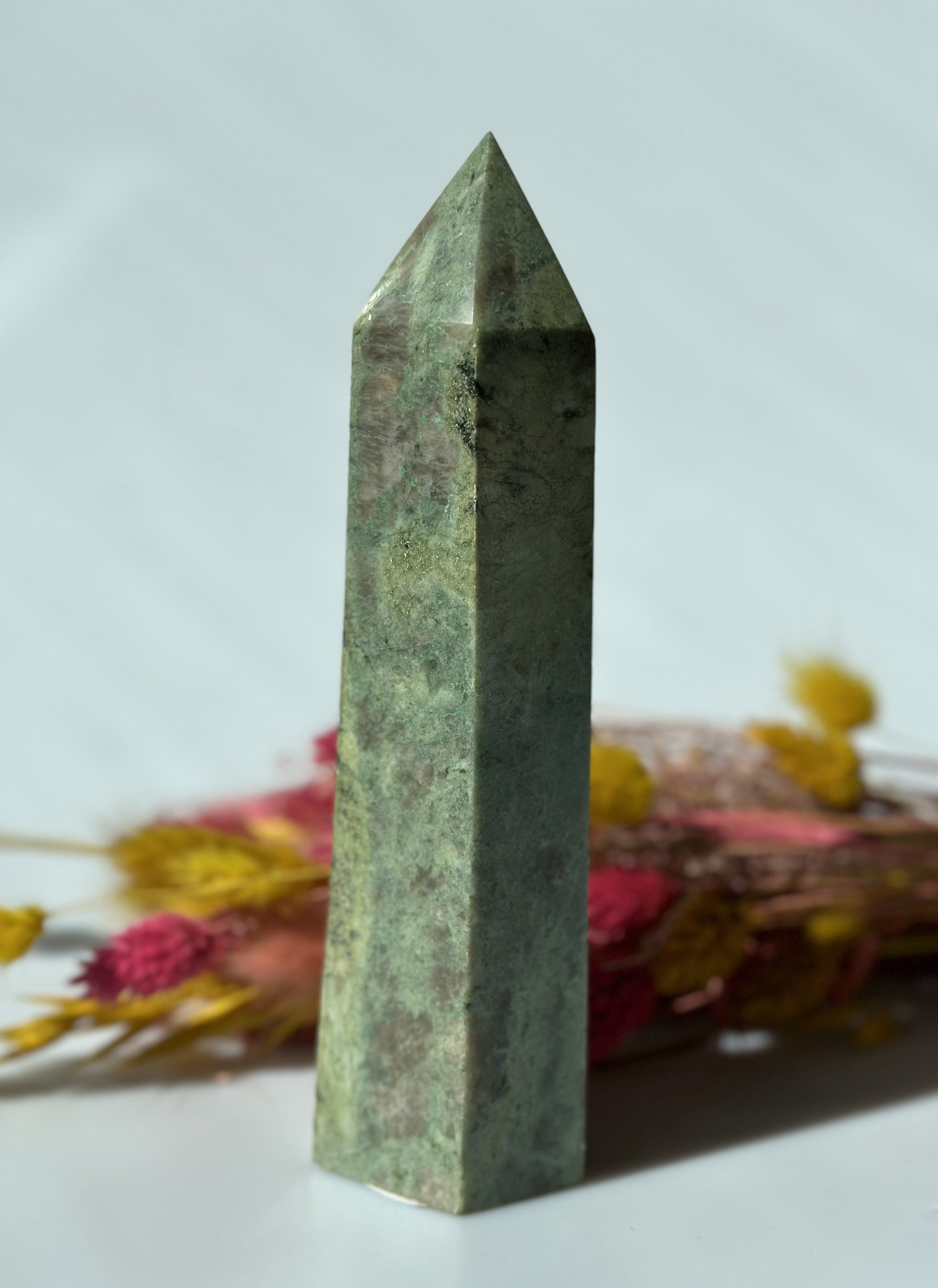 Chrysocolla Tårn 17,5 cm 1
