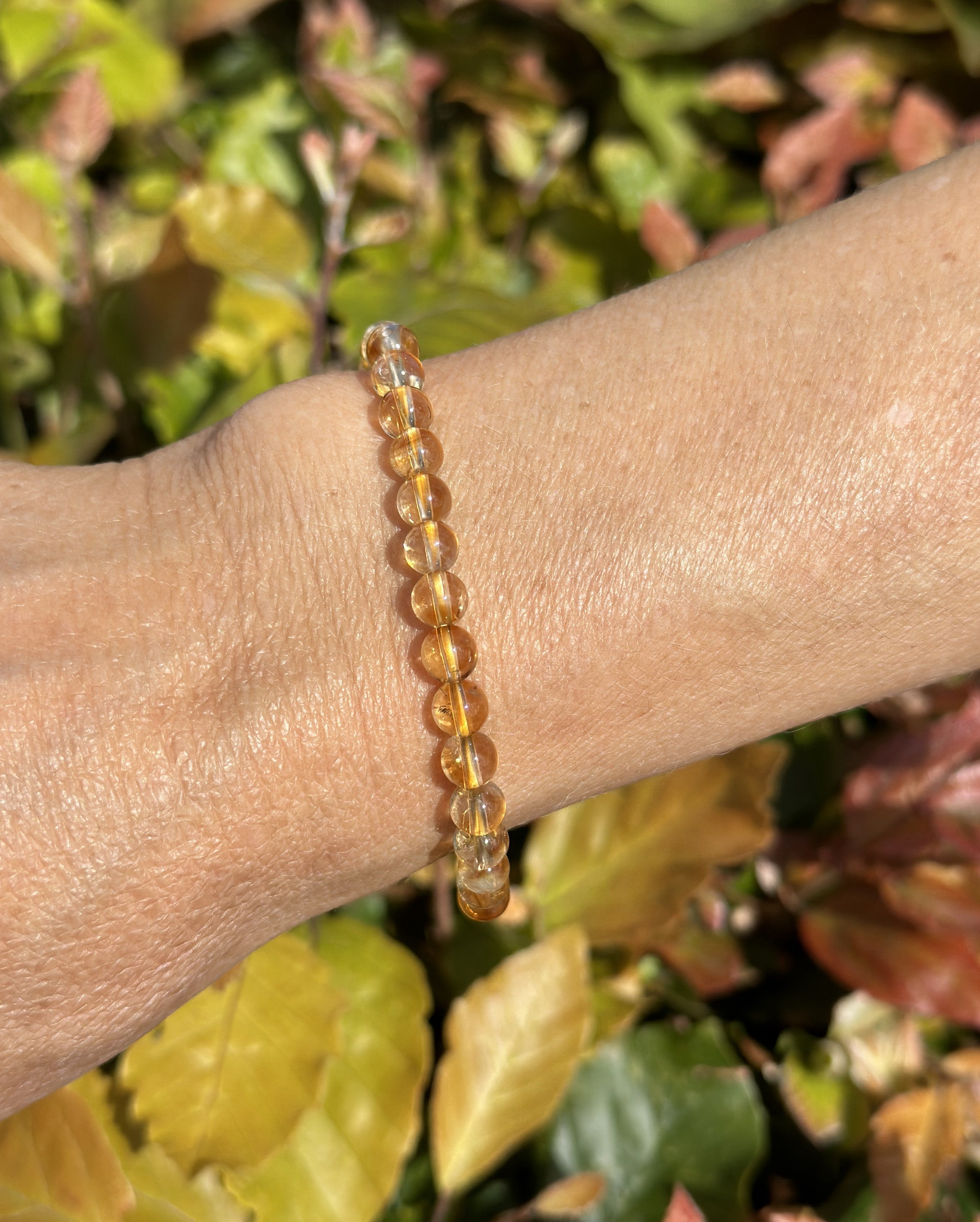 Citrin armbånd 5 - 6 mm 2