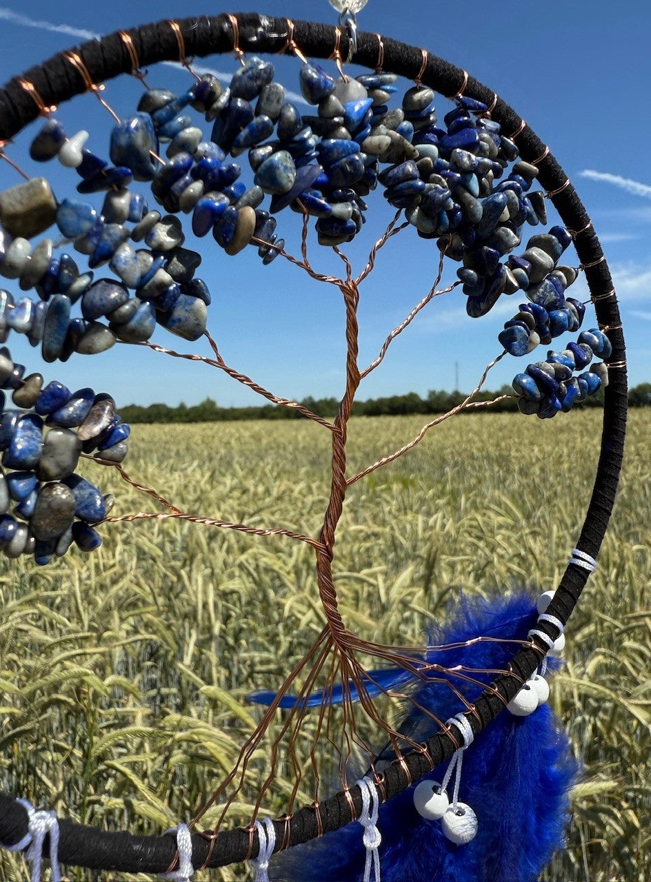 Drømmefanger Livets Træ lapis lazuli 4