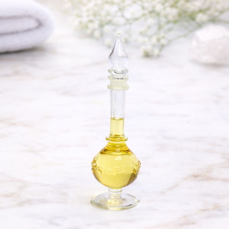 Duft i håndblæst flaske Sandalwood 1