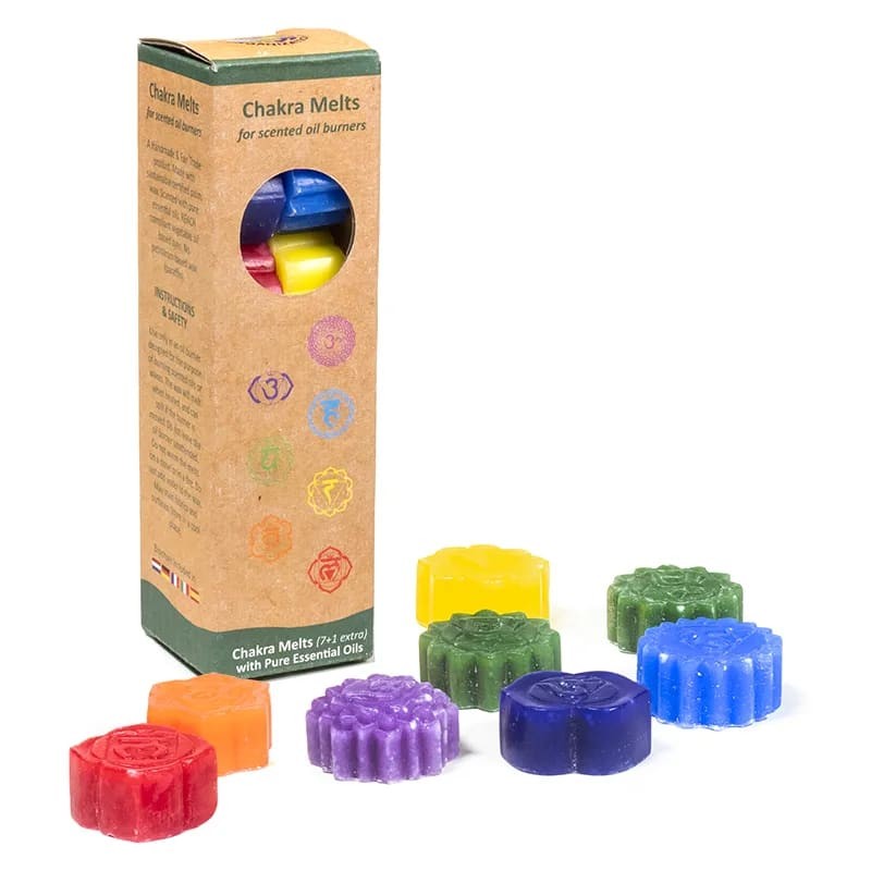 Duftende Chakra voks til aromalampe 3