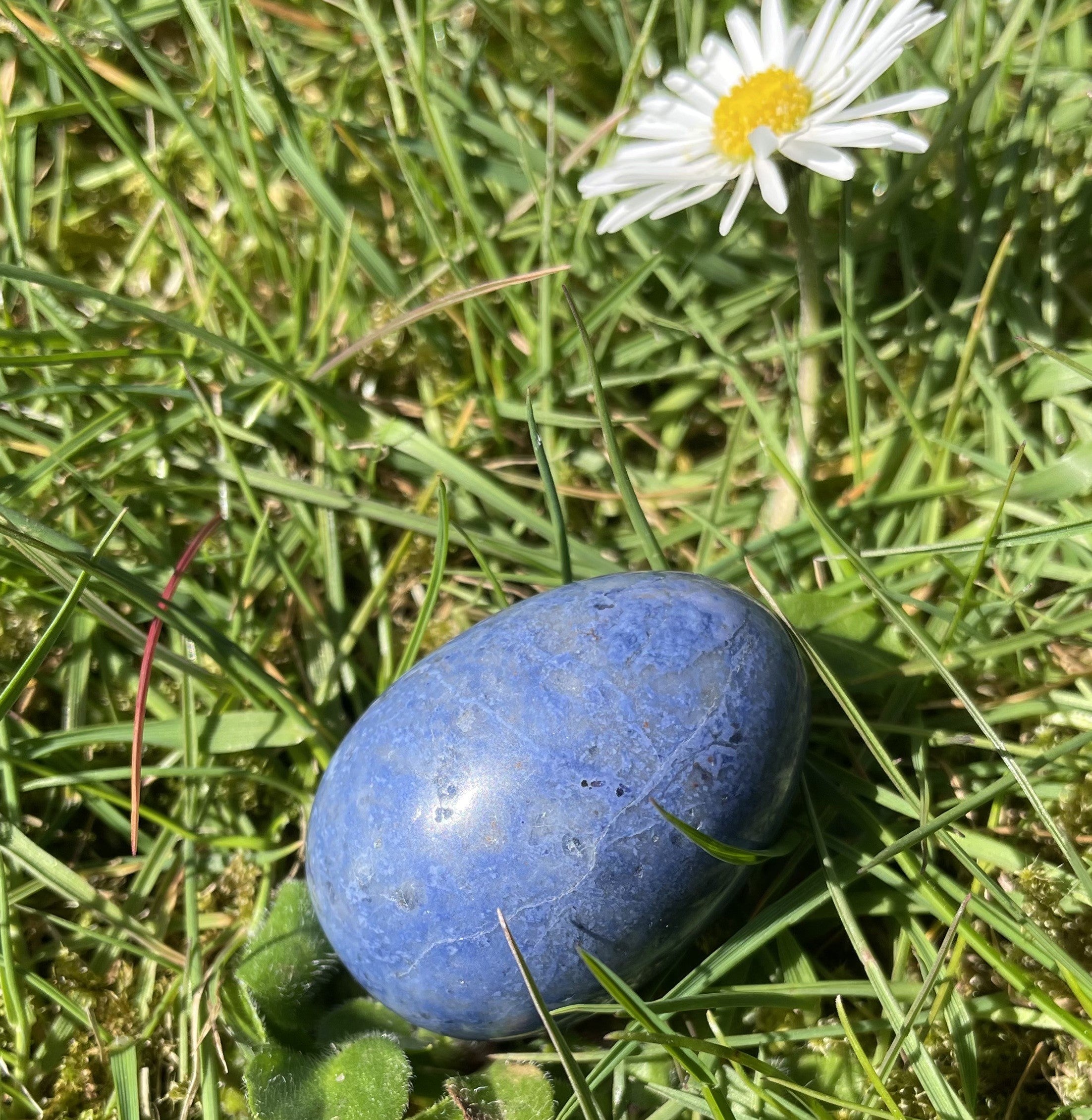 Dumortierit æg 3,5 cm 2