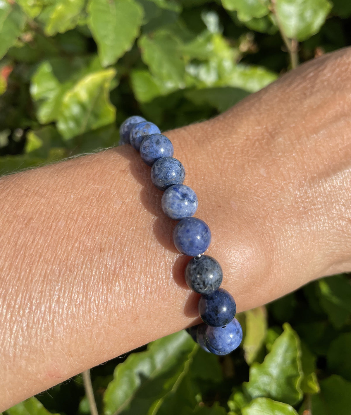 Dumortierit blå armbånd 8mm