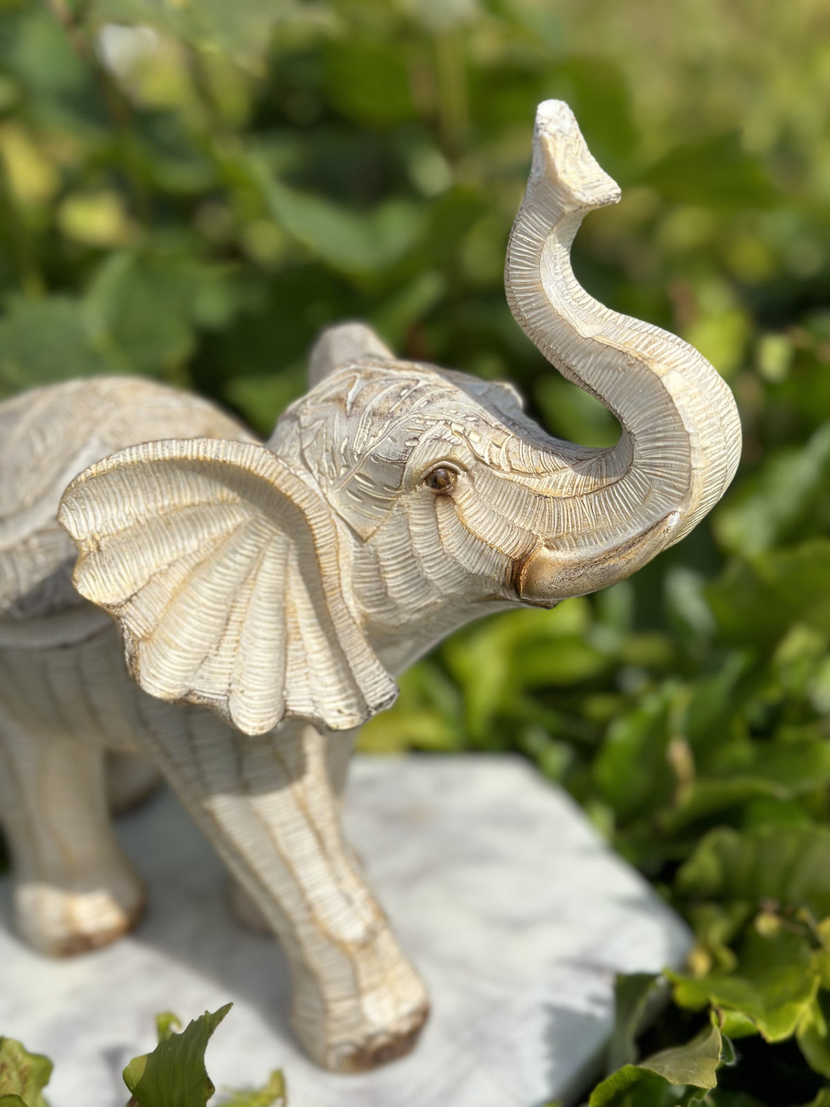 Elefant beige stor 3