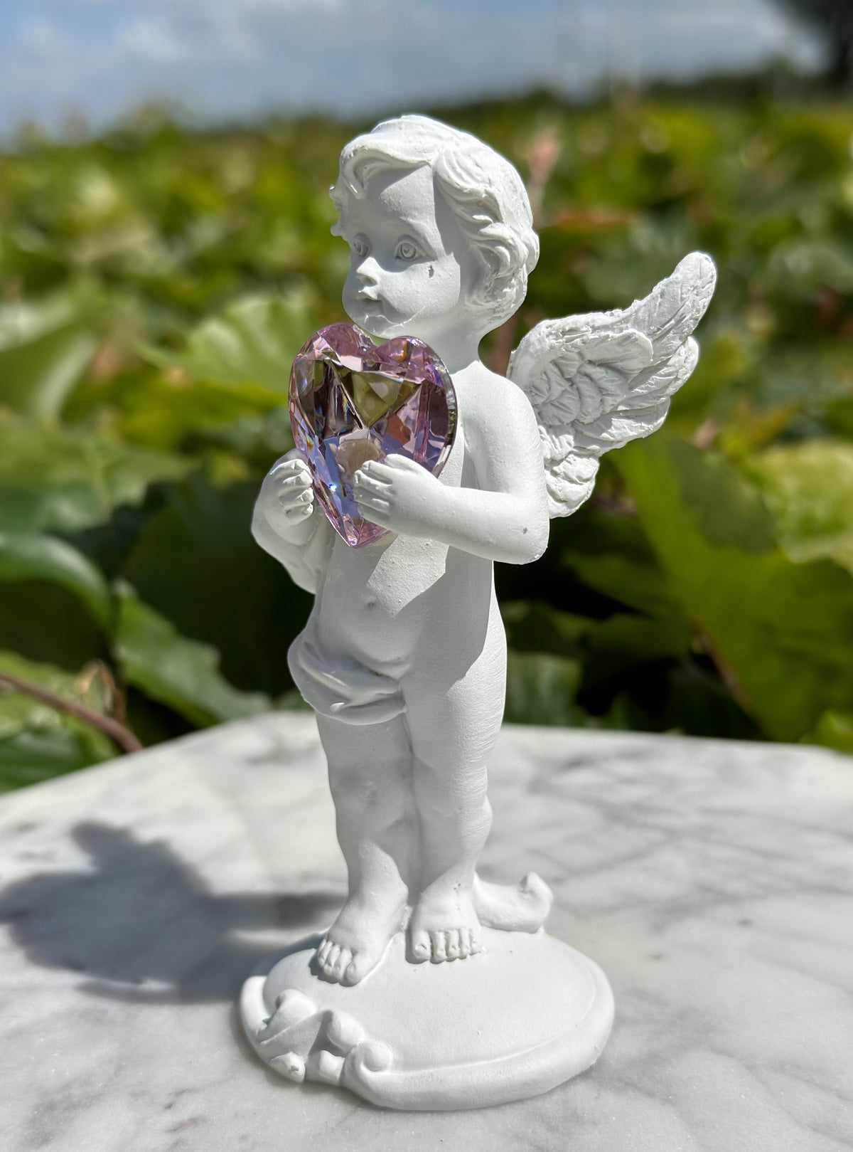 Engel m pink hjerte 1