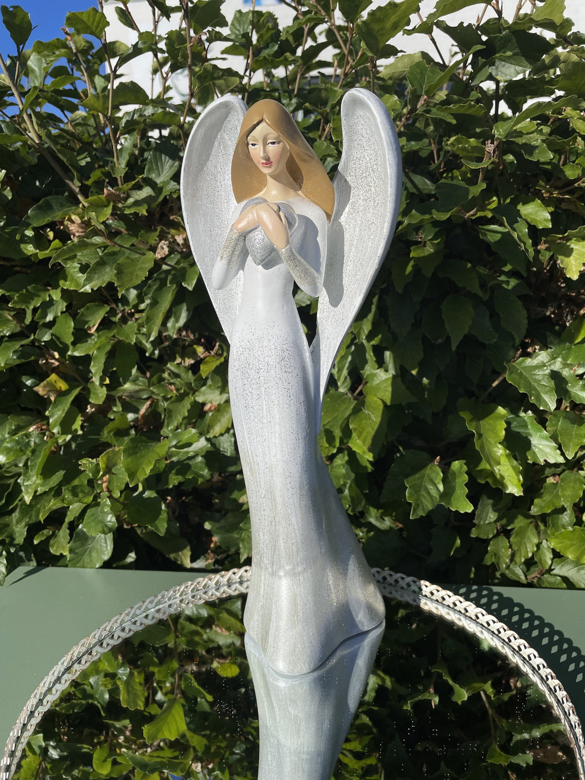 Engel med hjerte 32 cm 2