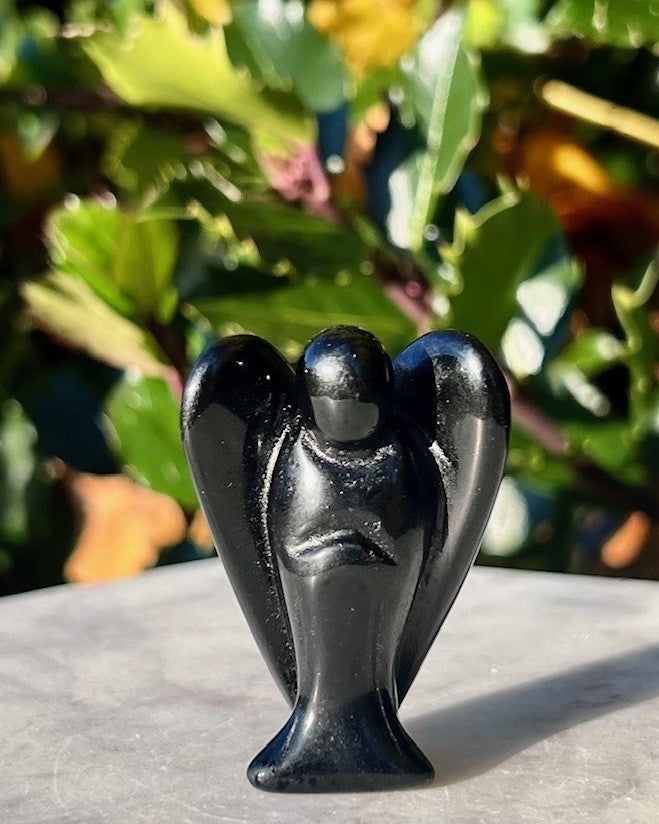 Engel sort obsidian - 5 cm. 3