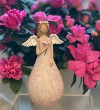 Engle med blomst 3