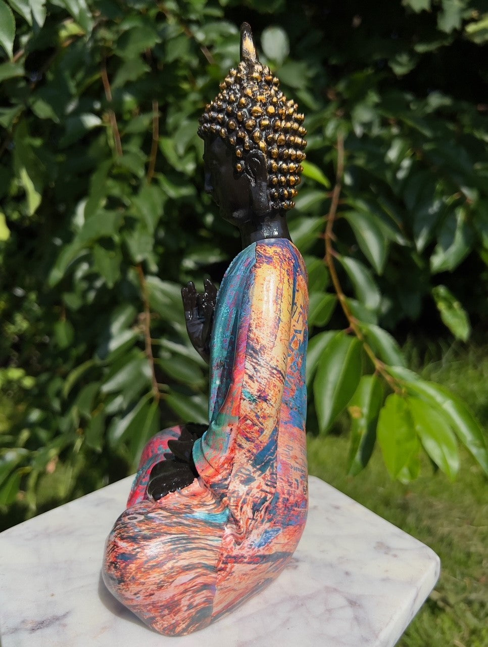 Farverig Buddha 3