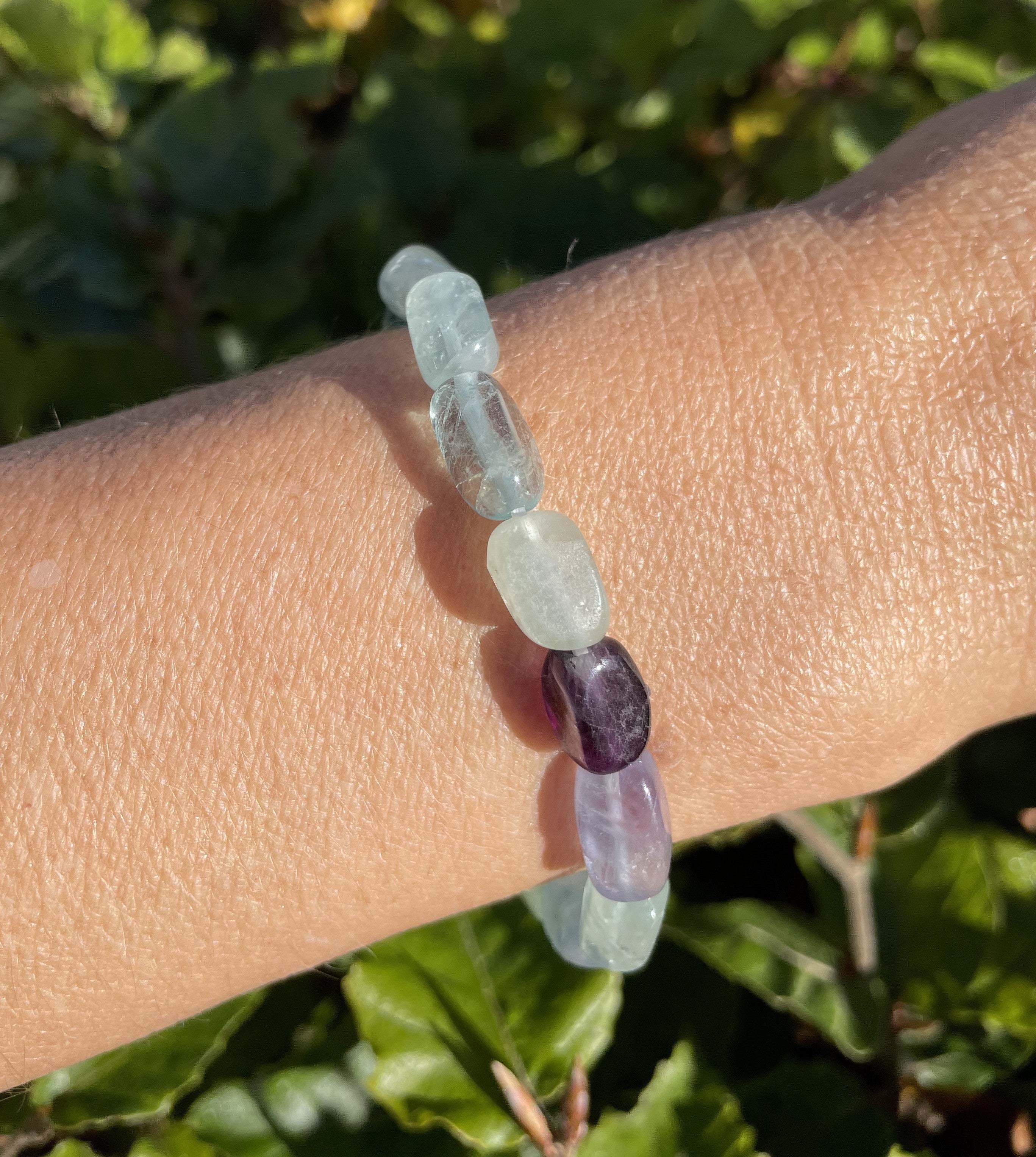 Flourit armbånd 12 mm 1