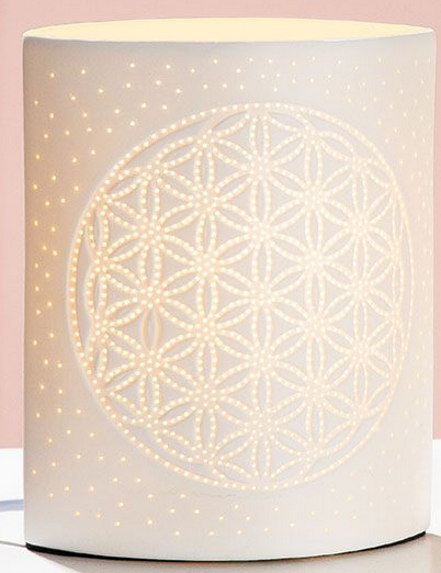 Flower of life bordlampe 20cm 2