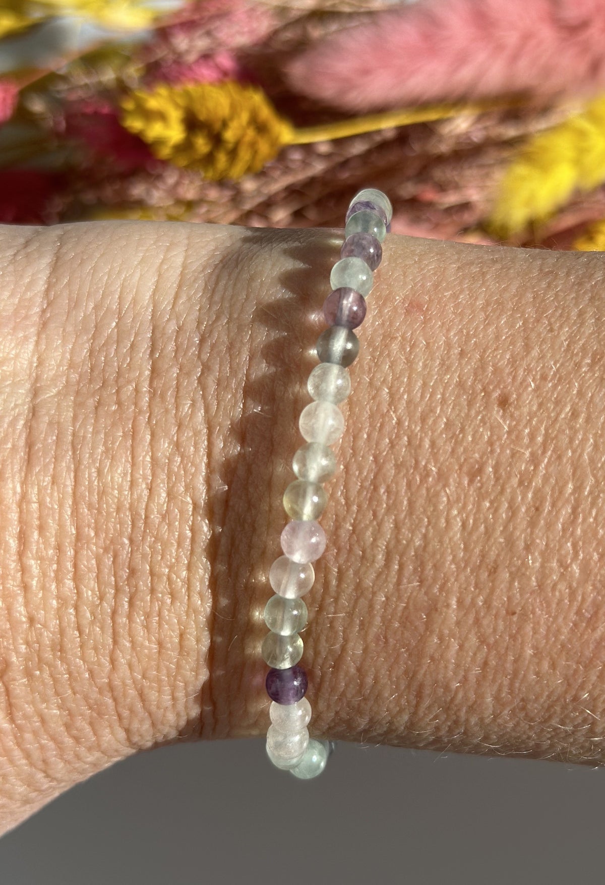 Fluorit armbånd 4 mm 2