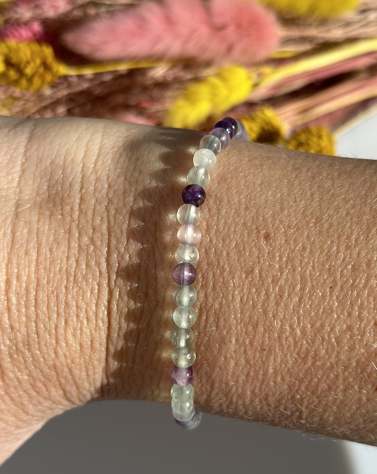 Fluorit armbånd 4 mm 3