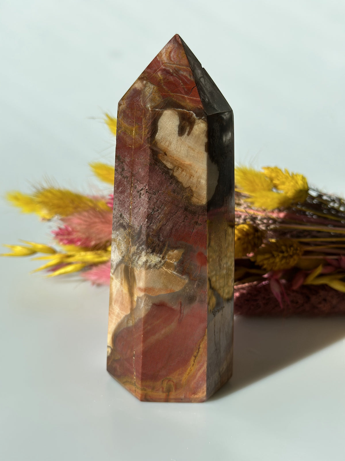 Forstenet træ tårn 13,5 cm 2