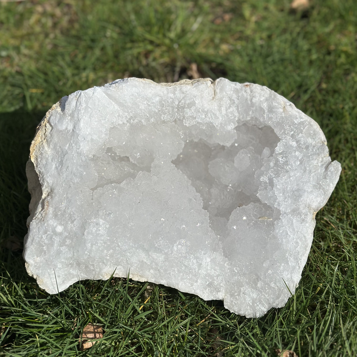 Gigantisk bjergkrystal geode 2