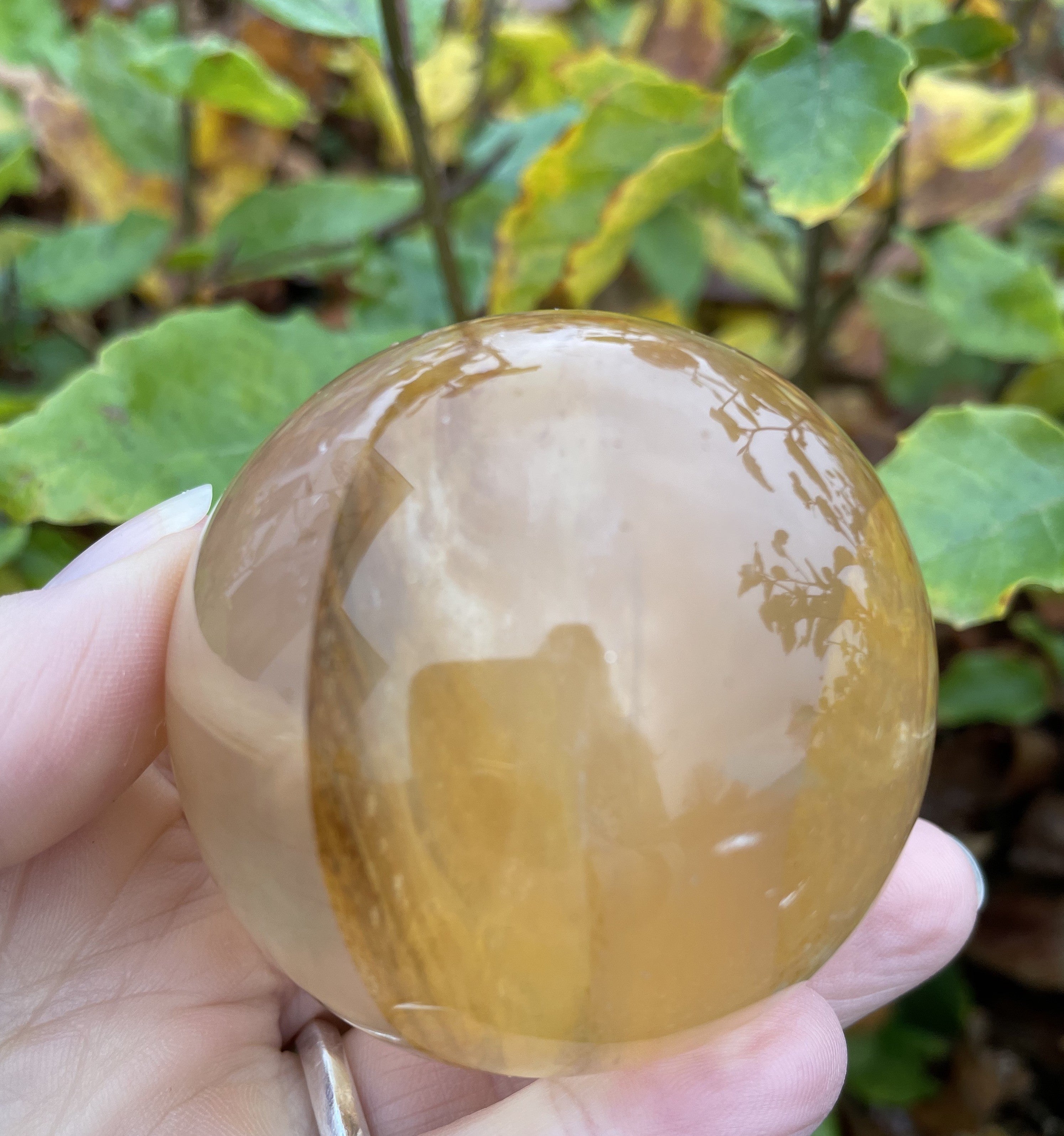 Golden healer - krystal kugle 6 - 7 cm 1