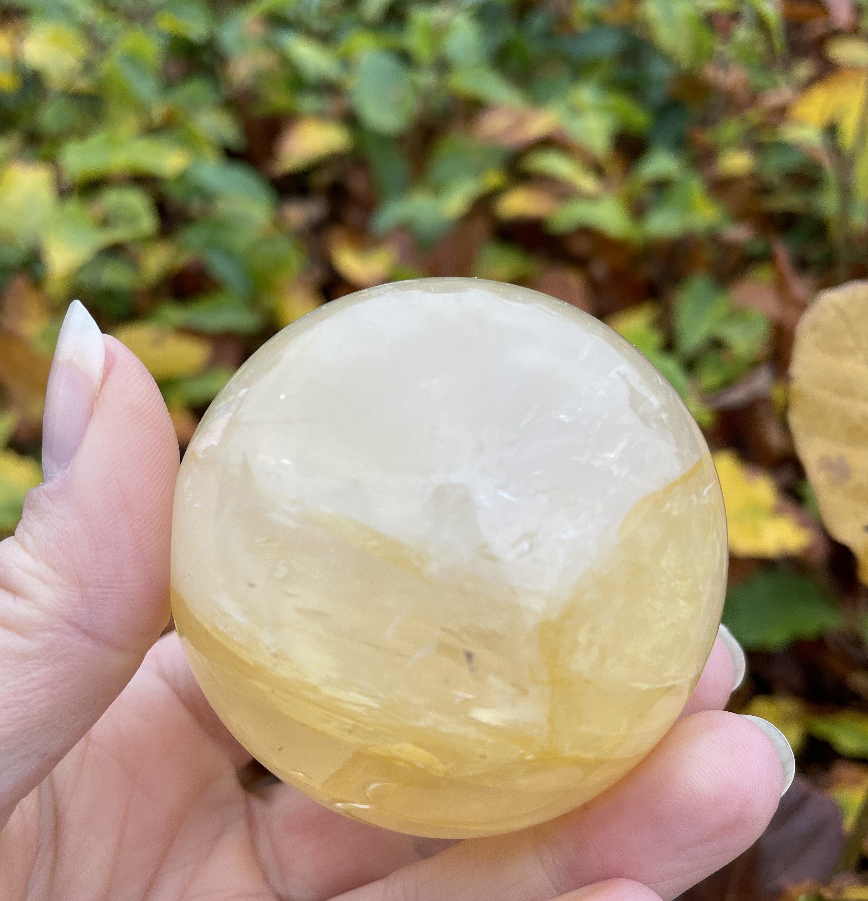 Golden healer - krystal kugle 6 - 7 cm 2