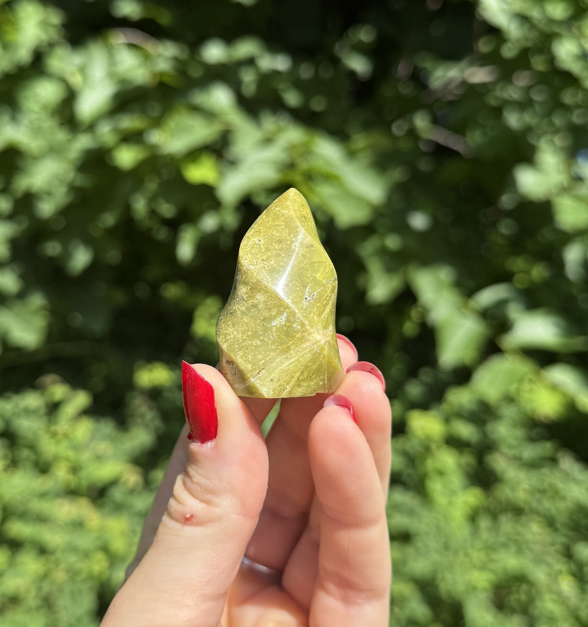 Grøn opal flamme 5 4
