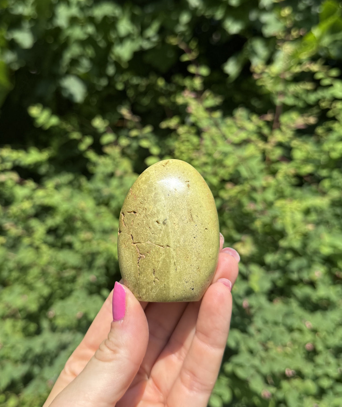 Grøn opal freeform 6 - 7 4